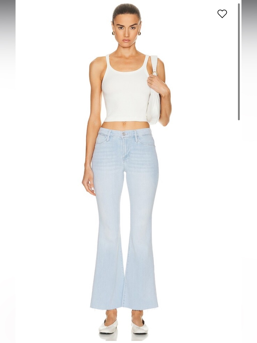 Frame Le Easy Flare Jeans in Clarity - Picture 1 of 10